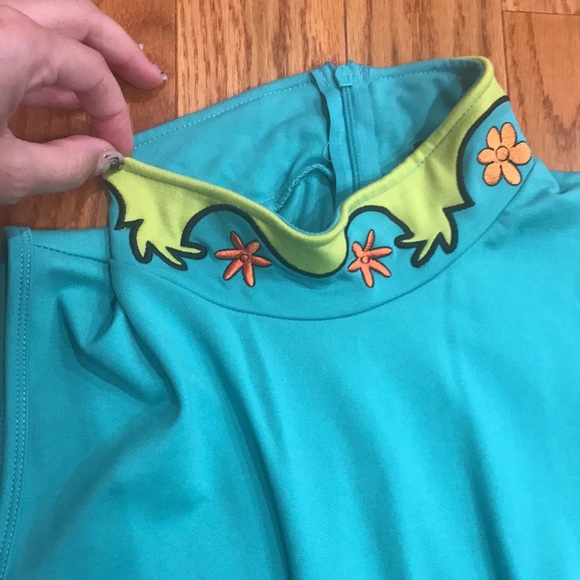 Dolls Kill ScoobyDoo Mystery Machine Sleeveless Mini High-neck Dress Sz 1X 16-18 - Picture 4 of 13